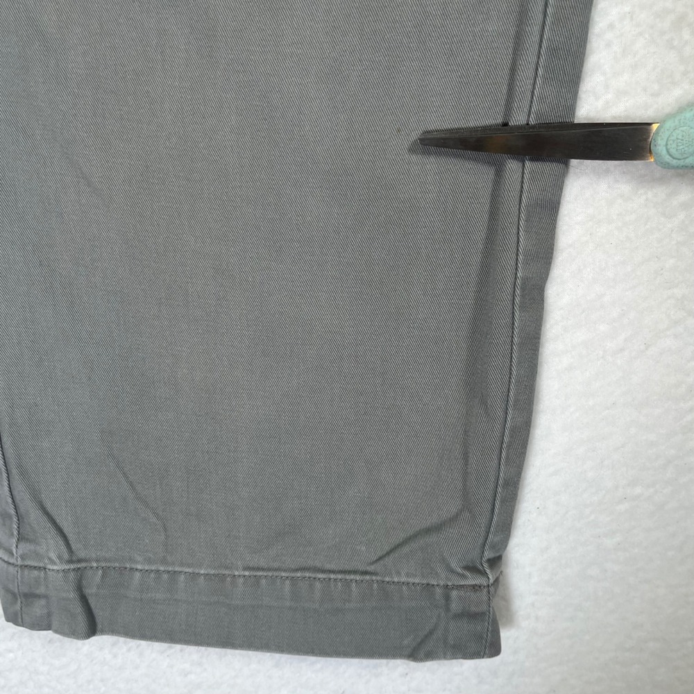Vintage 90s Polo Ralph Lauren Preston Pant Gray Chino Classic Preppy 36x34 - Picture 9 of 11
